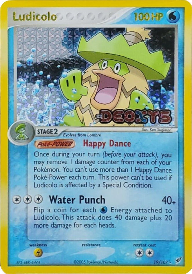 Ludicolo (19/107) (Stamped) [EX: Deoxys] | Mega City Incorporated