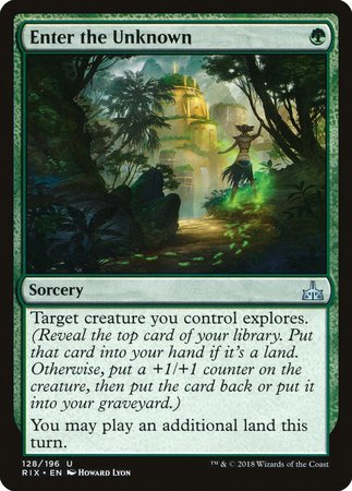 Enter the Unknown [Rivals of Ixalan] | Mega City Incorporated