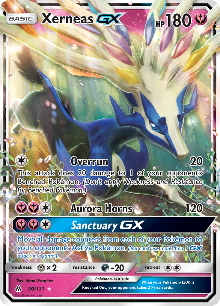 Xerneas GX (90/131) [Sun & Moon: Forbidden Light] | Mega City Incorporated