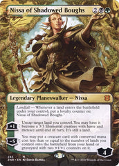 Nissa of Shadowed Boughs (Borderless) [Zendikar Rising] | Mega City Incorporated