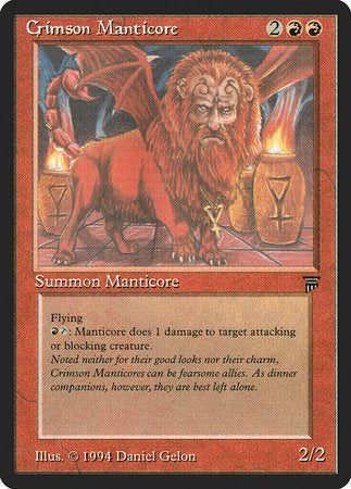 Crimson Manticore [Legends] | Mega City Incorporated