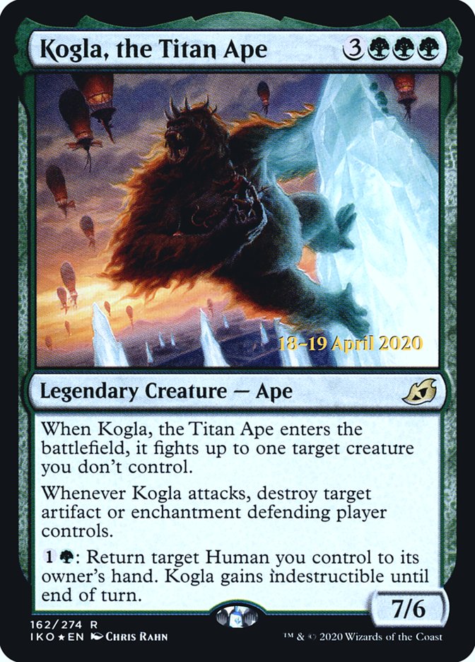 Kogla, the Titan Ape  [Ikoria: Lair of Behemoths Prerelease Promos] | Mega City Incorporated