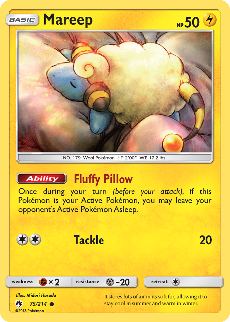 Mareep (75/214) [Sun & Moon: Lost Thunder] | Mega City Incorporated