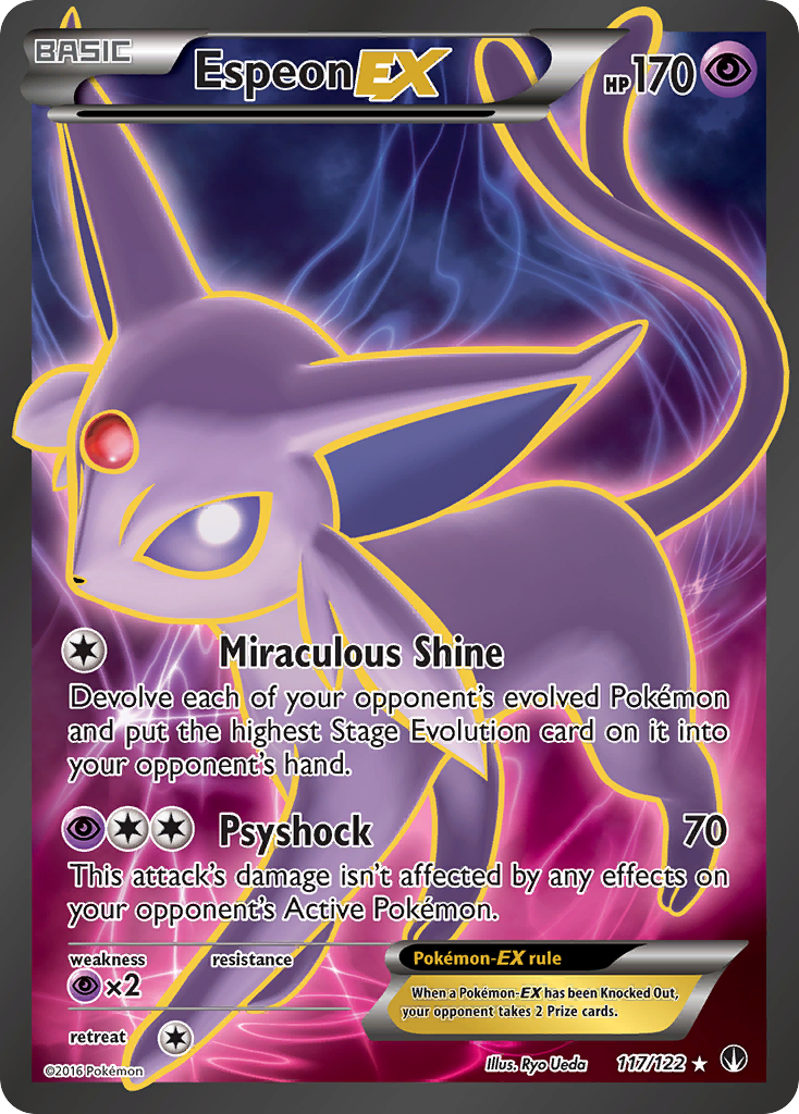 Espeon EX (117/122) [XY: BREAKpoint] | Mega City Incorporated