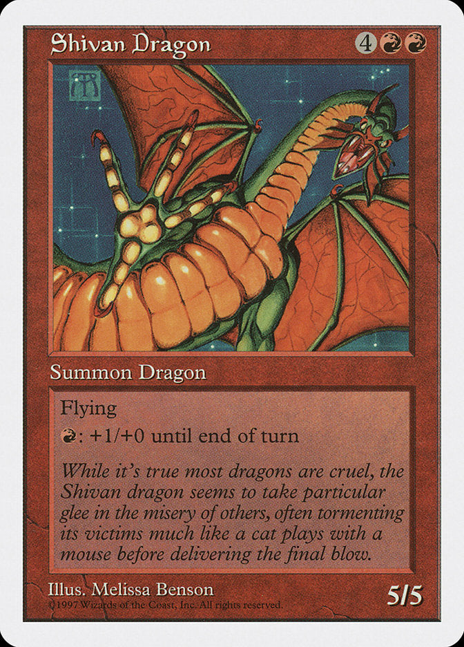 Shivan Dragon [Fifth Edition] | Mega City Incorporated