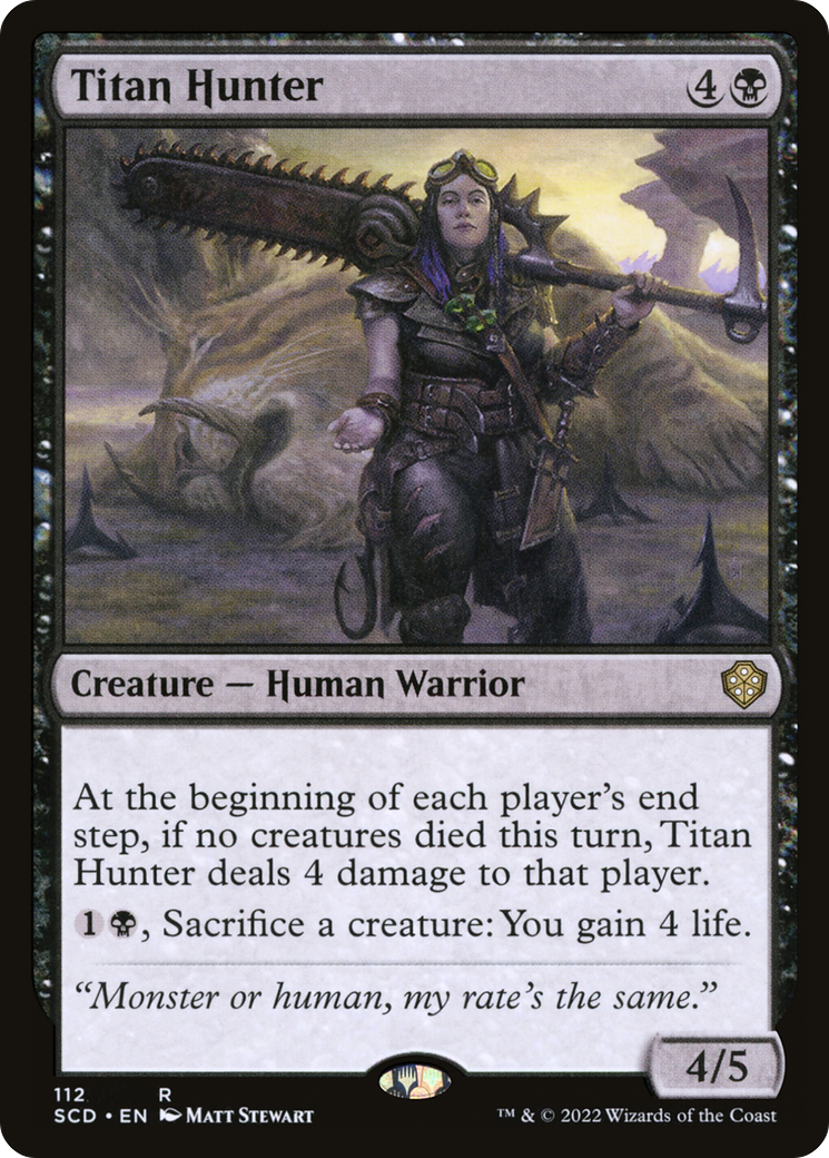Titan Hunter [Starter Commander Decks] | Mega City Incorporated