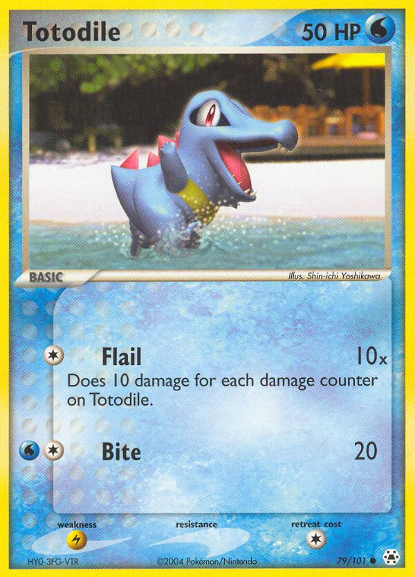 Totodile (79/101) [EX: Hidden Legends] | Mega City Incorporated