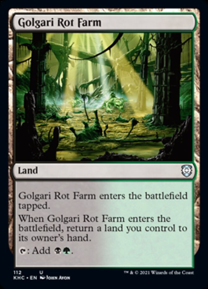 Golgari Rot Farm [Kaldheim Commander] | Mega City Incorporated