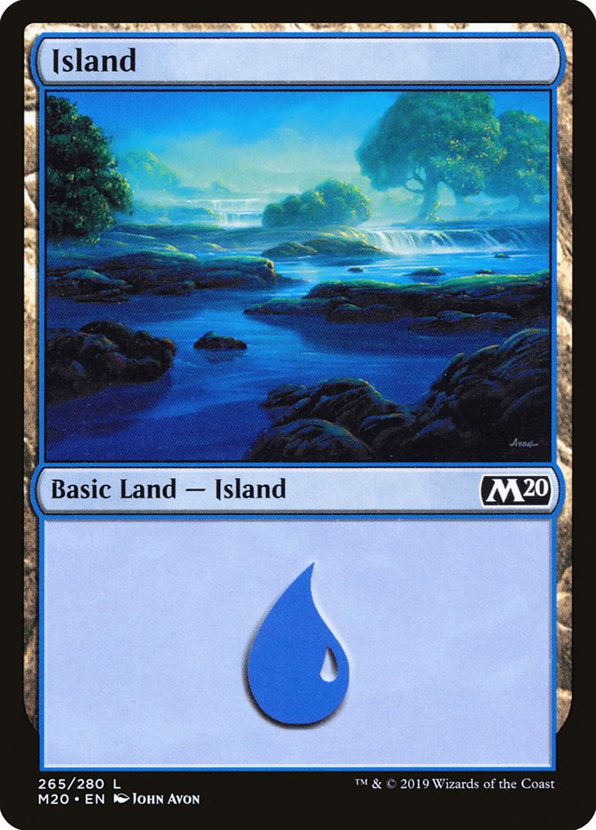 Island (#265) [Core Set 2020] | Mega City Incorporated