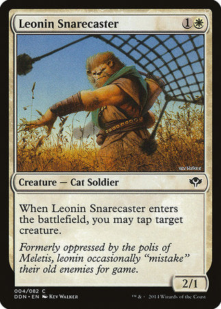 Leonin Snarecaster [Duel Decks: Speed vs. Cunning] | Mega City Incorporated