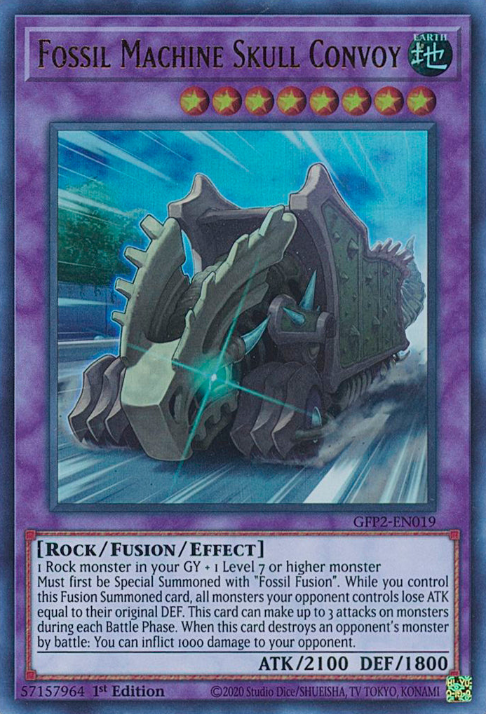 Fossil Machine Skull Convoy [GFP2-EN019] Ultra Rare | Mega City Incorporated