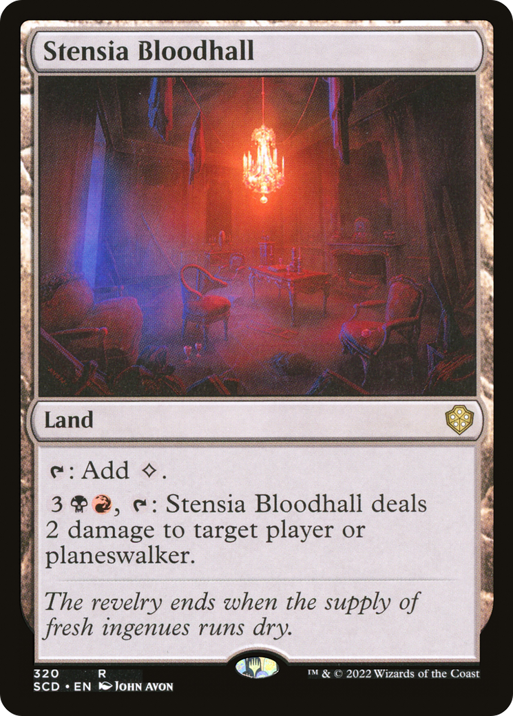 Stensia Bloodhall [Starter Commander Decks] | Mega City Incorporated