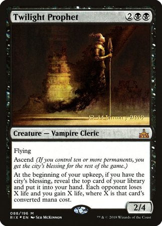 Twilight Prophet [Rivals of Ixalan Promos] | Mega City Incorporated