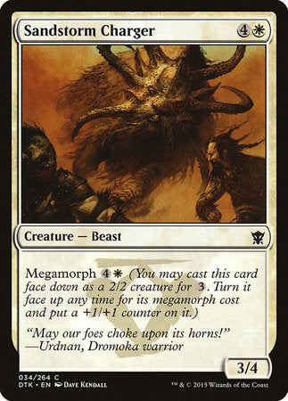 Sandstorm Charger [Dragons of Tarkir] | Mega City Incorporated