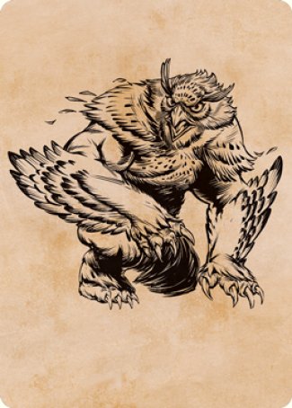 Owlbear (Showcase) Art Card [Dungeons & Dragons: Adventures in the Forgotten Realms Art Series] | Mega City Incorporated