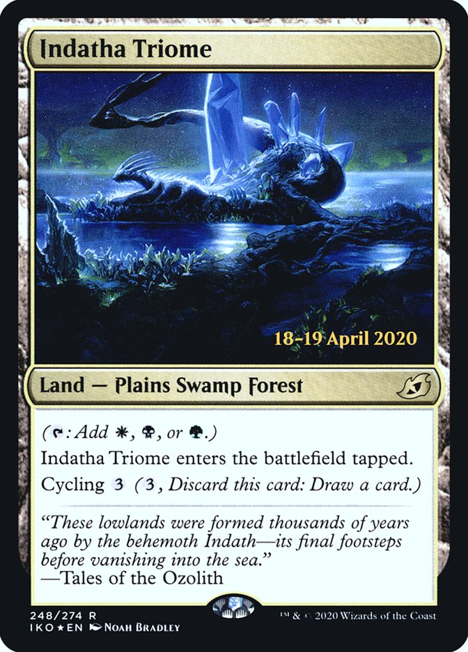 Indatha Triome  [Ikoria: Lair of Behemoths Prerelease Promos] | Mega City Incorporated