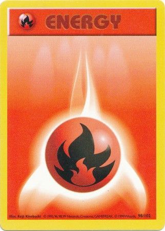 Fire Energy (98/102) [Base Set Shadowless Unlimited] | Mega City Incorporated