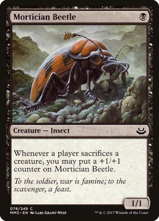 Mortician Beetle [Modern Masters 2017] | Mega City Incorporated