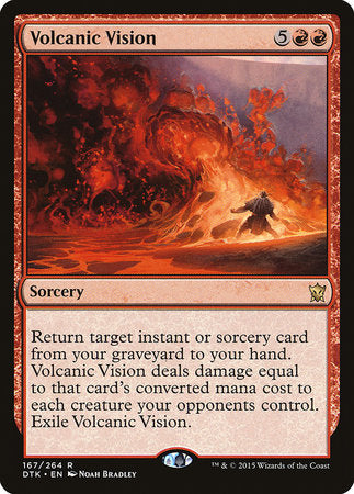 Volcanic Vision [Dragons of Tarkir] | Mega City Incorporated