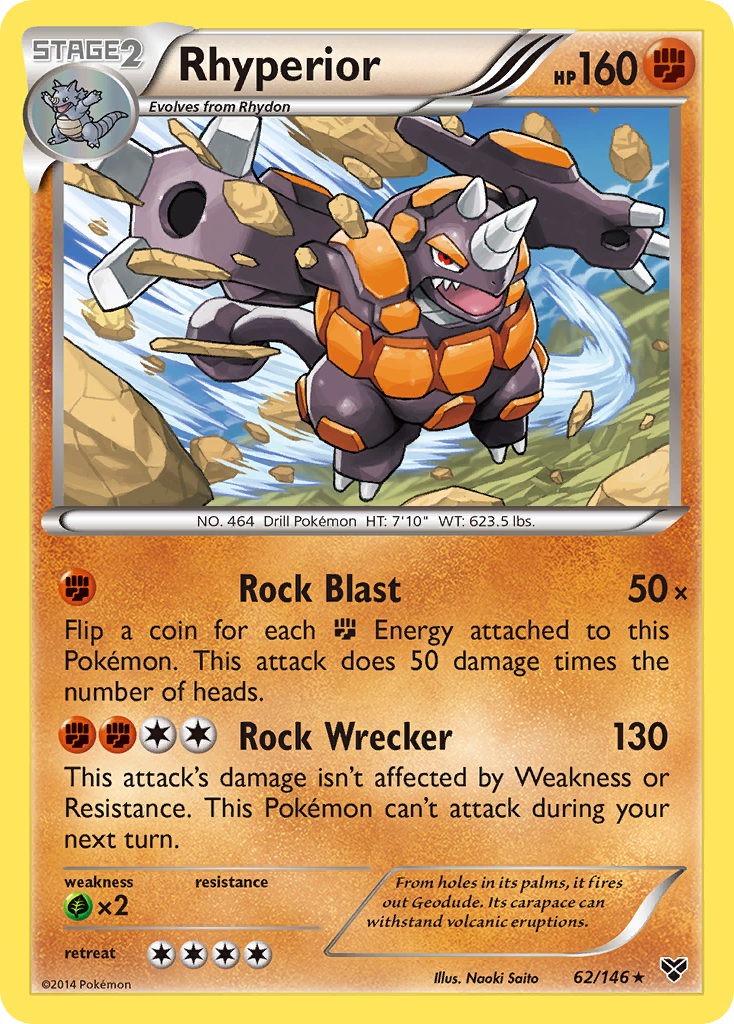 Rhyperior (62/146) [XY: Base Set] | Mega City Incorporated