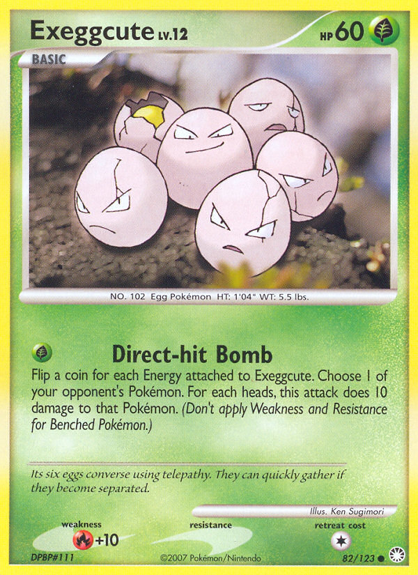 Exeggcute (82/123) [Diamond & Pearl: Mysterious Treasures] | Mega City Incorporated