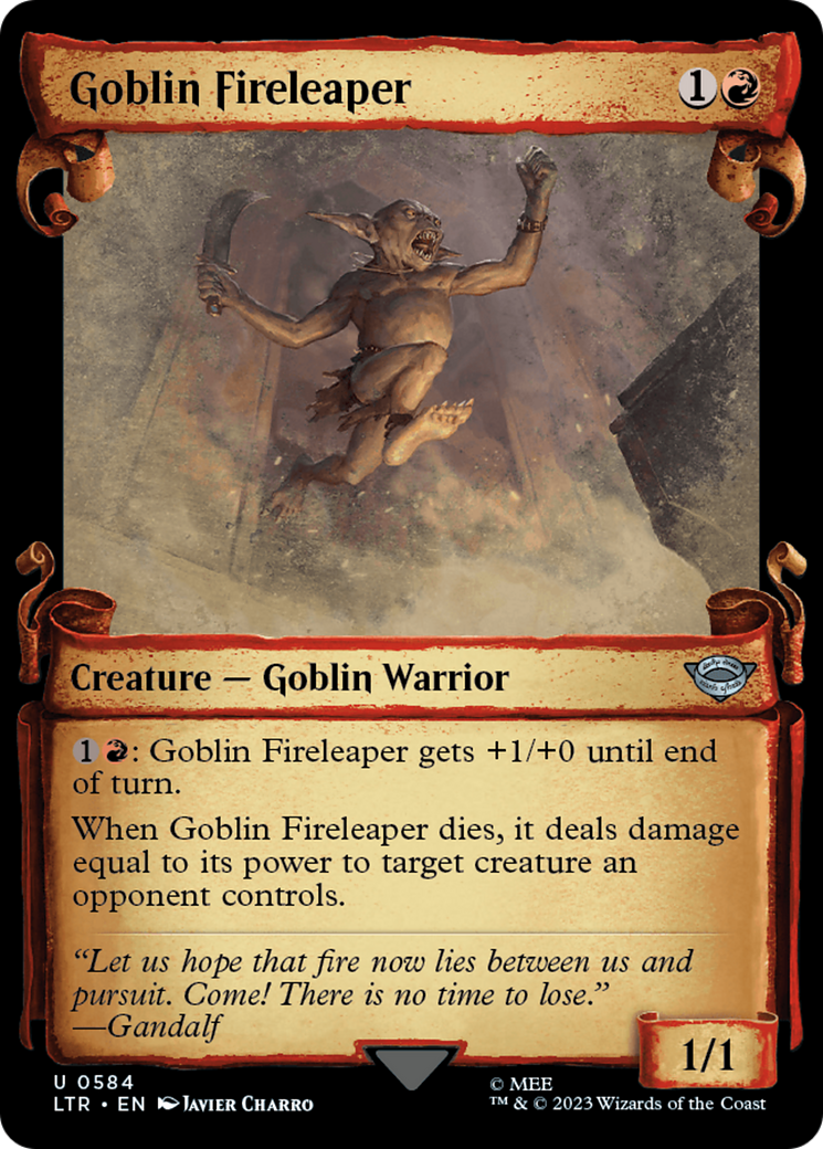 Goblin Fireleaper [The Lord of the Rings: Tales of Middle-Earth Showcase Scrolls] | Mega City Incorporated