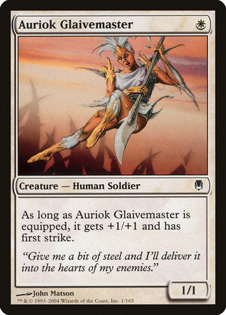 Auriok Glaivemaster [Darksteel] | Mega City Incorporated