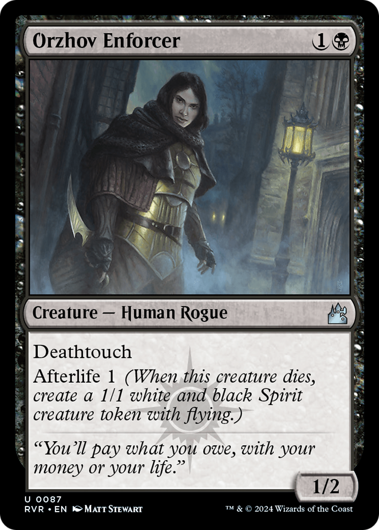 Orzhov Enforcer [Ravnica Remastered] | Mega City Incorporated