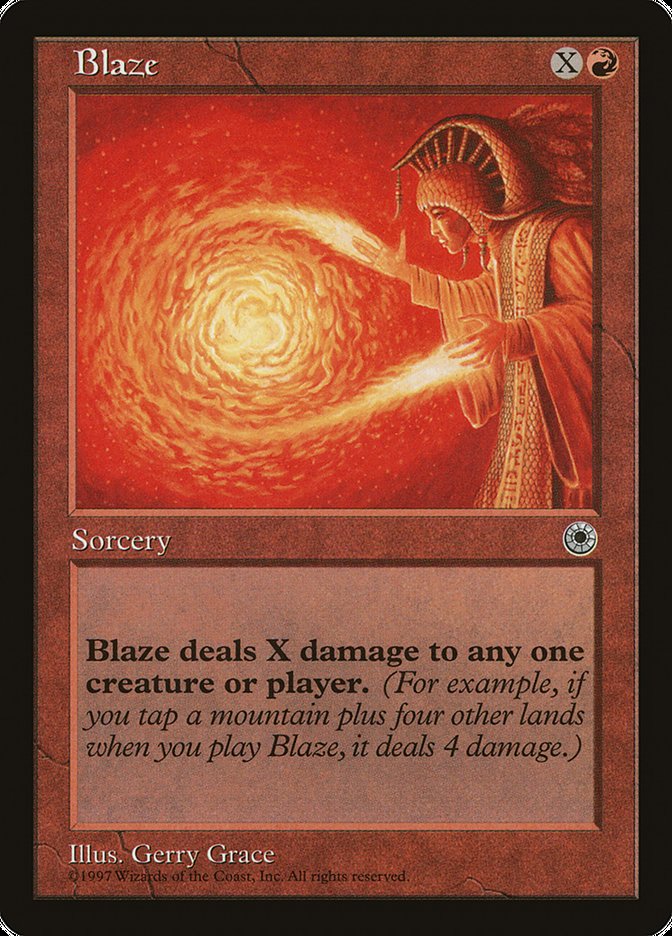 Blaze (No Flavor Text) [Portal] | Mega City Incorporated