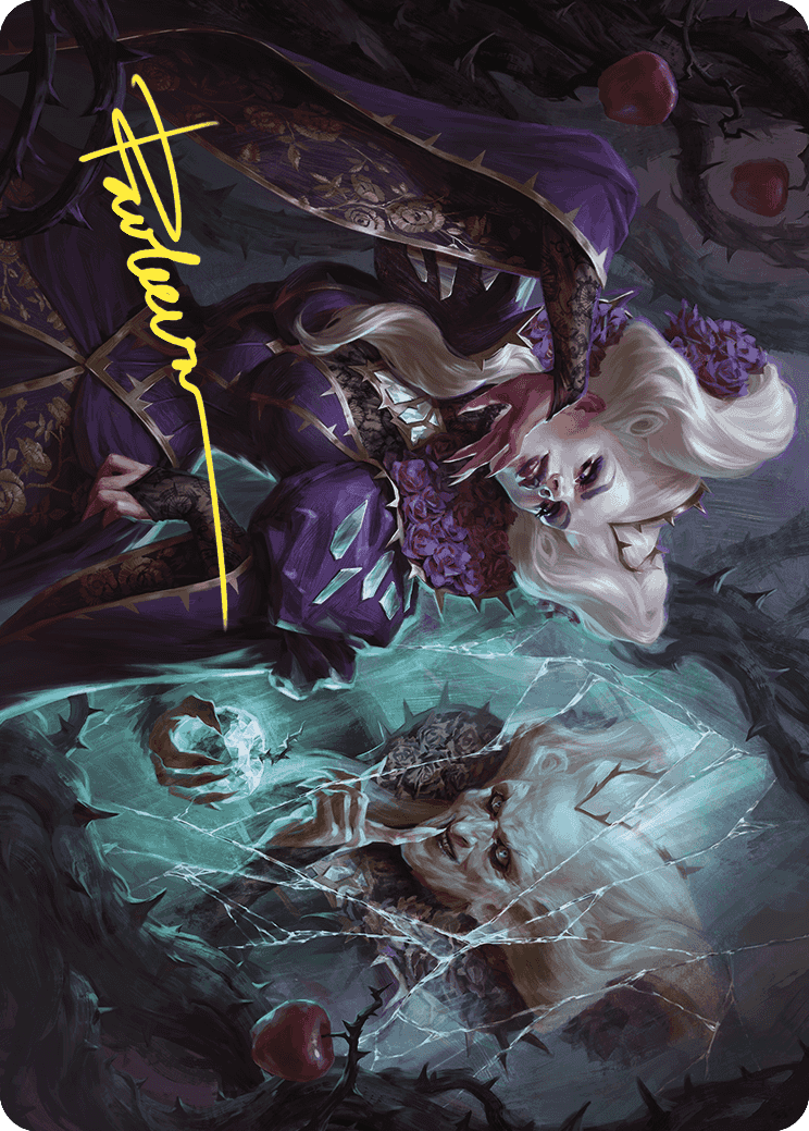 Conceited Witch Art Card (Gold-Stamped Signature) [Wilds of Eldraine Art Series] | Mega City Incorporated