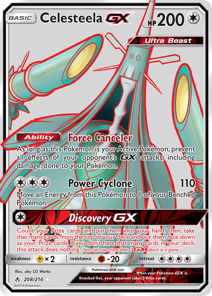 Celesteela GX (208/214) [Sun & Moon: Unbroken Bonds] | Mega City Incorporated