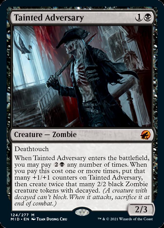 Tainted Adversary [Innistrad: Midnight Hunt] | Mega City Incorporated