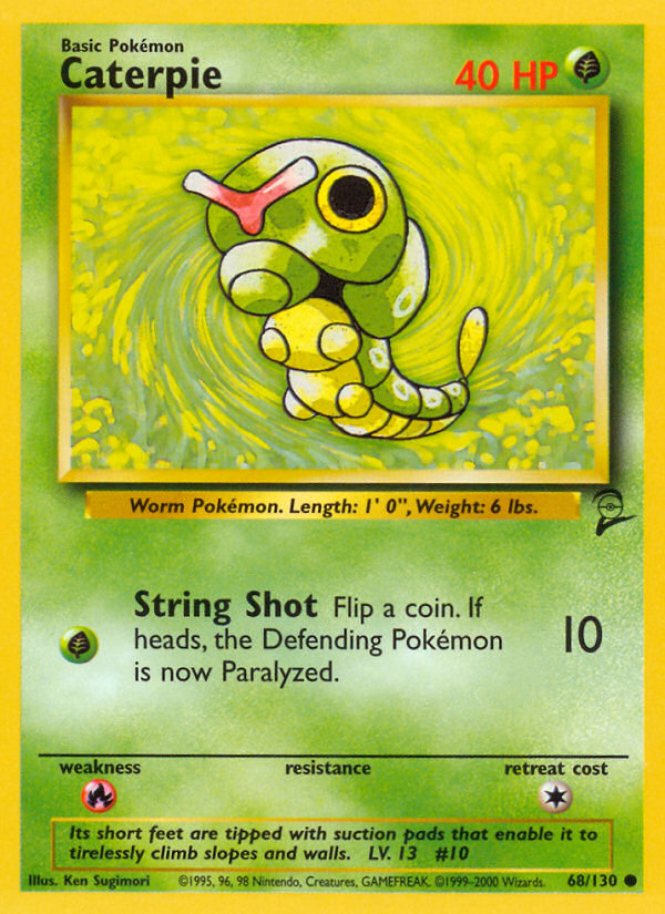 Caterpie (68/130) [Base Set 2] | Mega City Incorporated