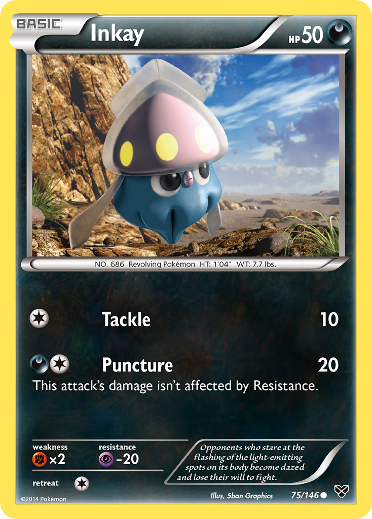 Inkay (75/146) [XY: Base Set] | Mega City Incorporated