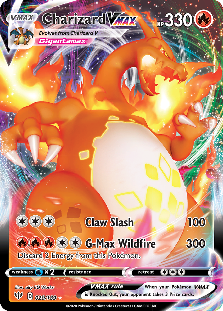 Charizard VMAX (020/189) [Sword & Shield: Darkness Ablaze] | Mega City Incorporated