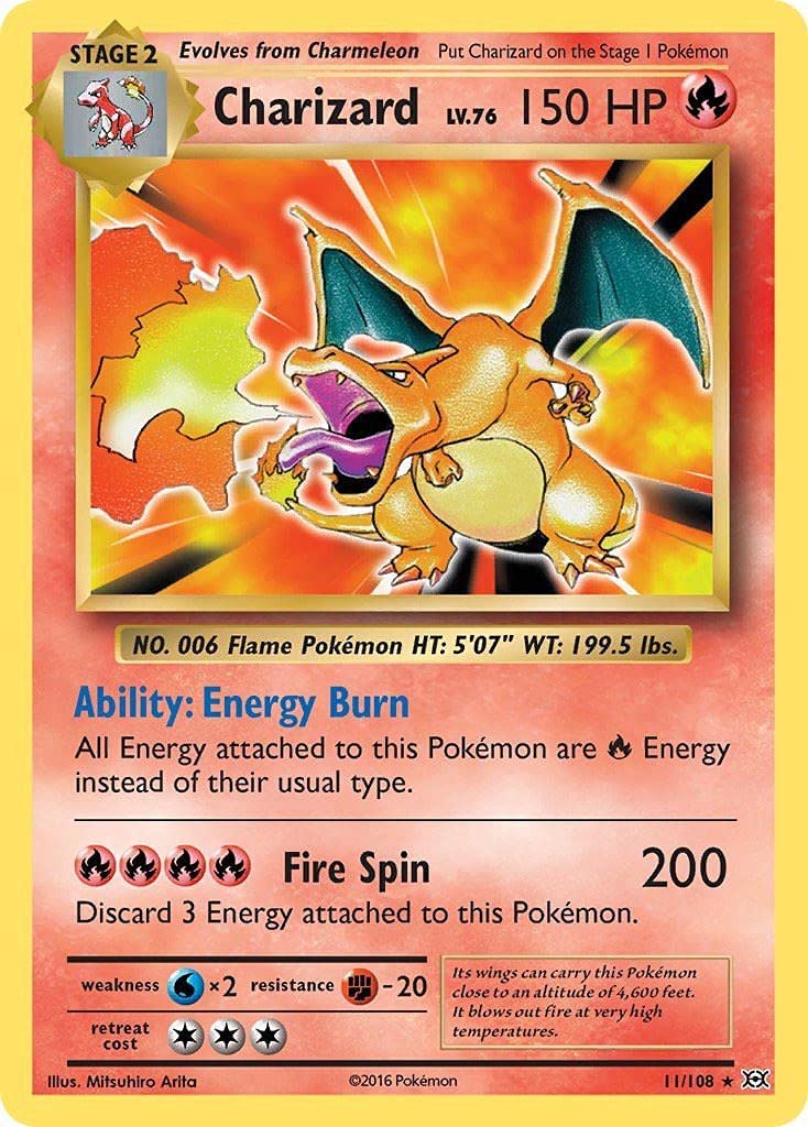 Charizard (11/108) [XY: Evolutions] | Mega City Incorporated