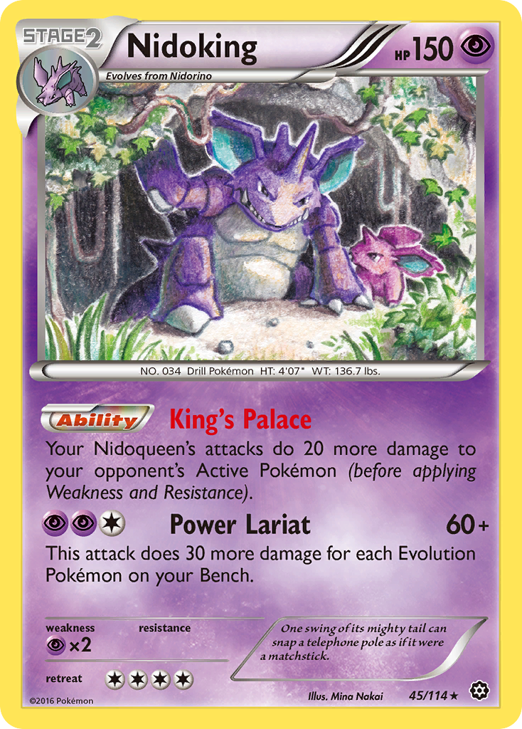 Nidoking (45/114) [XY: Steam Siege] | Mega City Incorporated