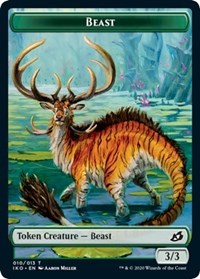 Beast // Human Soldier (005) Double-sided Token [Ikoria: Lair of Behemoths Tokens] | Mega City Incorporated
