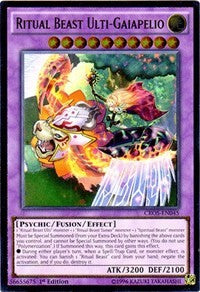 Ritual Beast Ulti-Gaiapelio (UTR) [CROS-EN045] Ultimate Rare | Mega City Incorporated