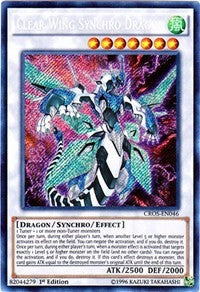 Clear Wing Synchro Dragon [CROS-EN046] Secret Rare | Mega City Incorporated
