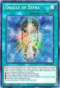 Oracle of Zefra [CROS-EN060] Secret Rare | Mega City Incorporated