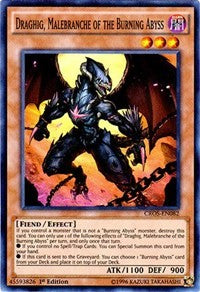 Draghig, Malebranche of the Burning Abyss [CROS-EN082] Super Rare | Mega City Incorporated