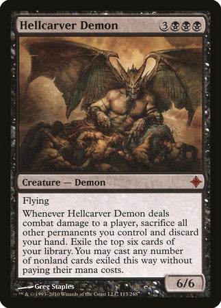 Hellcarver Demon [Rise of the Eldrazi] | Mega City Incorporated