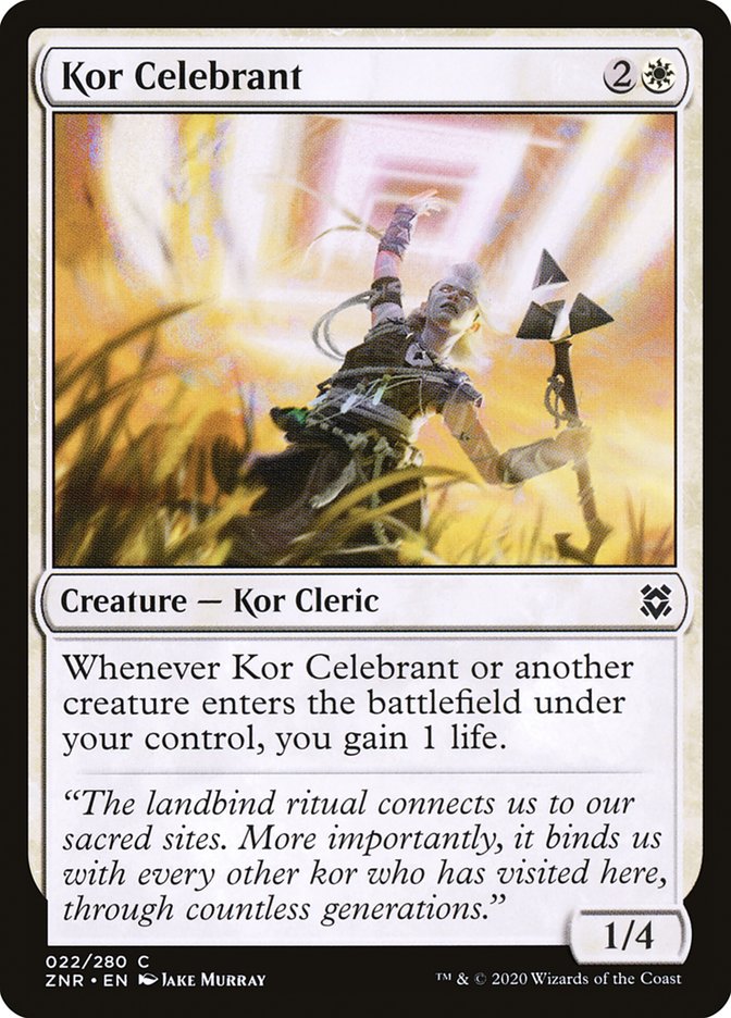 Kor Celebrant [Zendikar Rising] | Mega City Incorporated