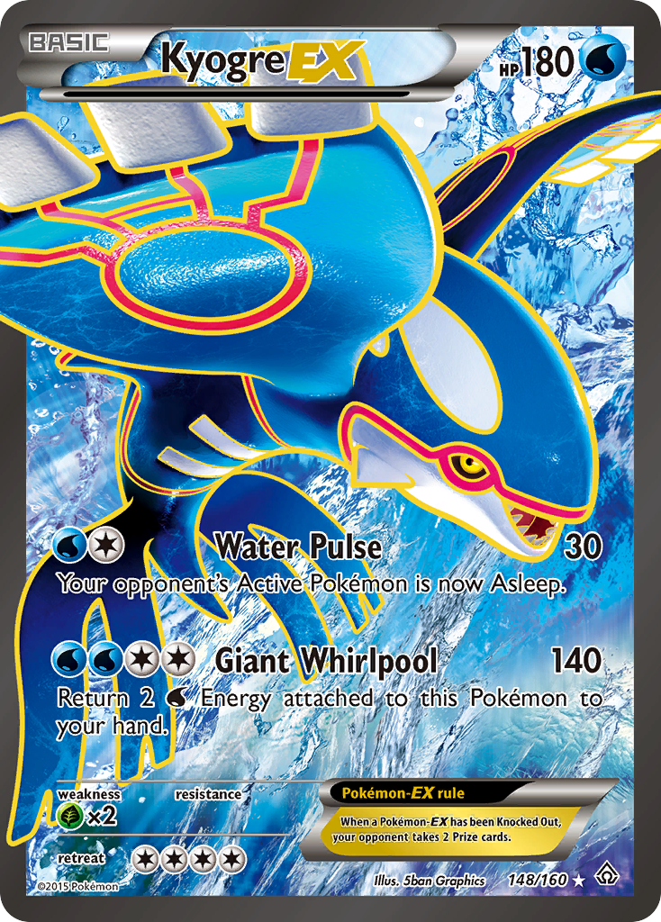 Kyogre EX (148/160) [XY: Primal Clash] | Mega City Incorporated