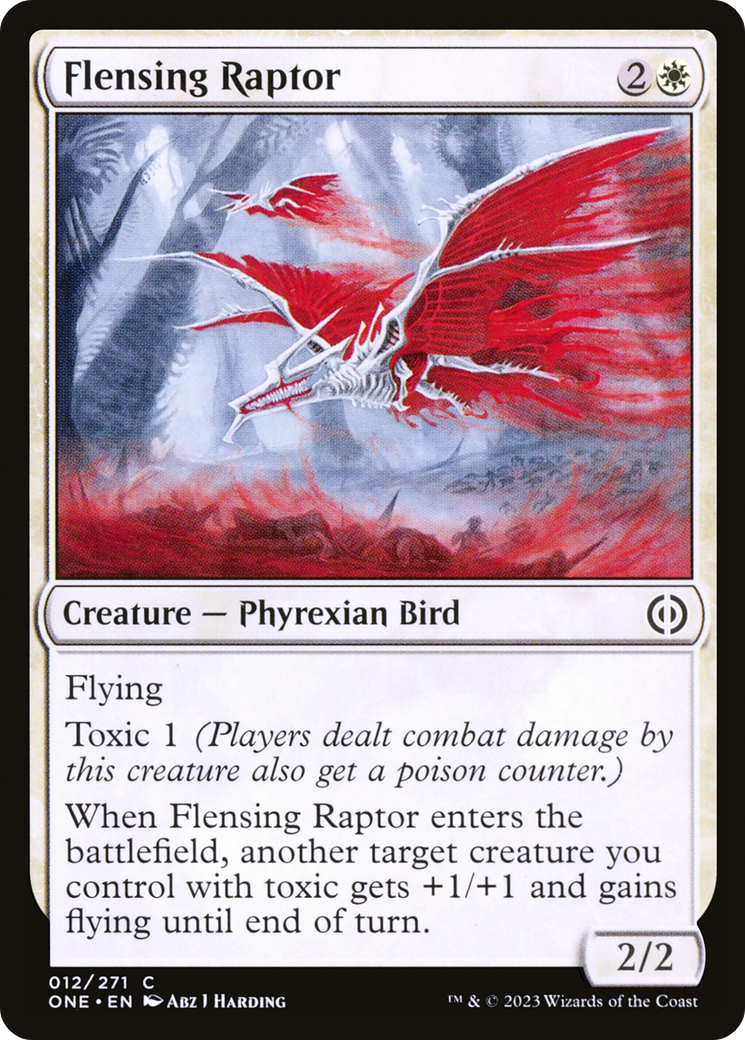 Flensing Raptor [Phyrexia: All Will Be One] | Mega City Incorporated