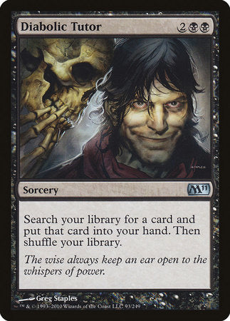 Diabolic Tutor [Magic 2011] | Mega City Incorporated