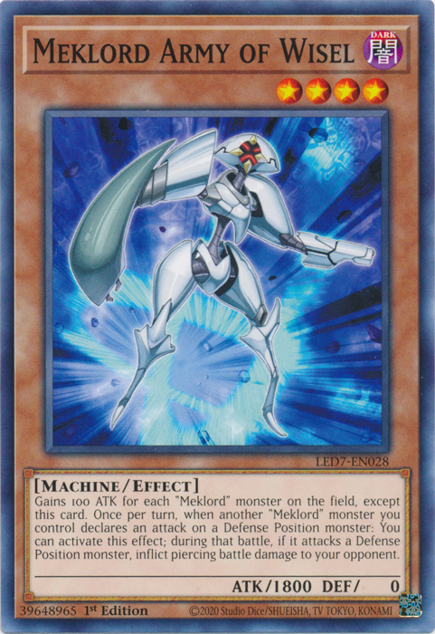 Meklord Army of Wisel [LED7-EN028] Common | Mega City Incorporated