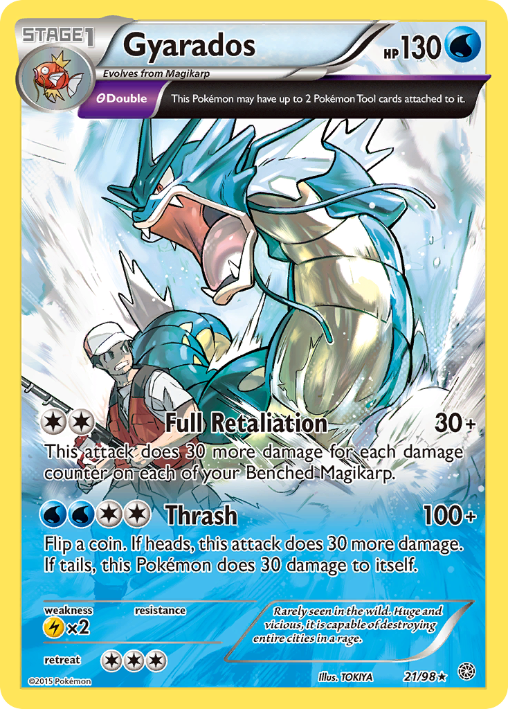 Gyarados (21/98) [XY: Ancient Origins] | Mega City Incorporated