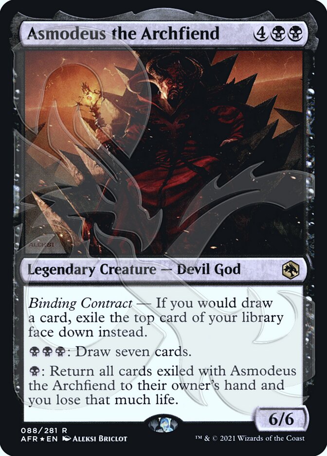 Asmodeus the Archfiend (Ampersand Promo) [Dungeons & Dragons: Adventures in the Forgotten Realms Promos] | Mega City Incorporated